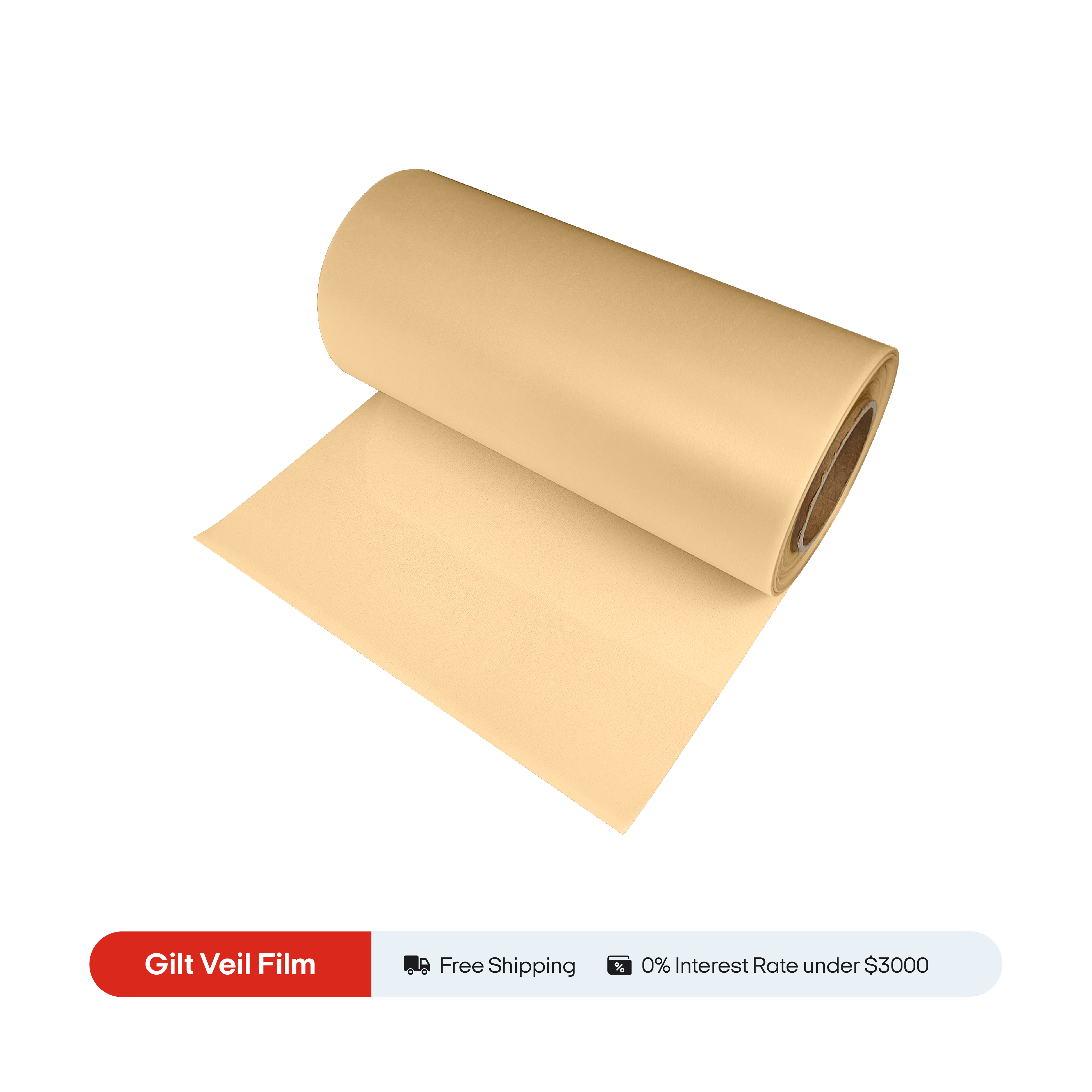 Procolored DTF Gilt Veil Transfer Roll Film 11.8 Inch x 328 FT——fit for A3 DTF Printer