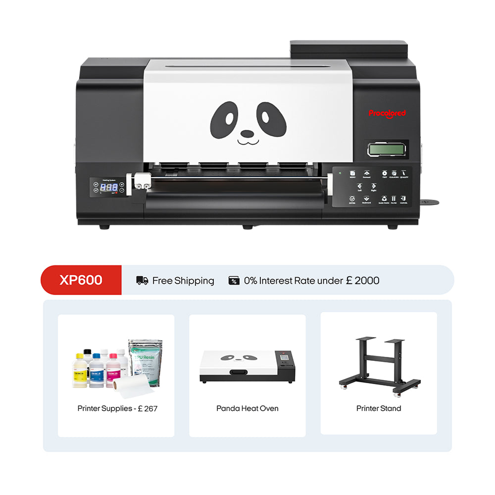 Procolored F13 Pro Panda DTF Printer 13" A3 Dual XP600 + Stand + Oven