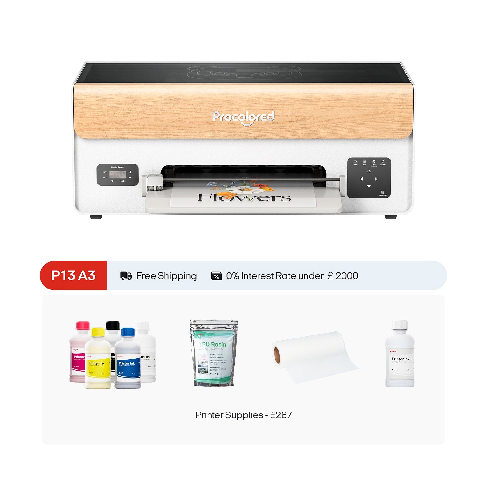 Procolored P13 DTF Printer 13" A3 XP600